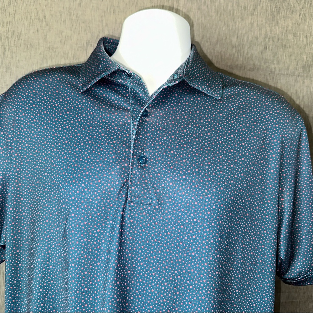 PETER MILLAR SUMMER COMFORT POLO SHIRT-LIKE NEW-MEDIUM